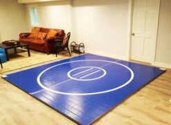 AK Athletic Equipment 10' X 10' X 1 3/8" Roll-Up Wrestling Mat
