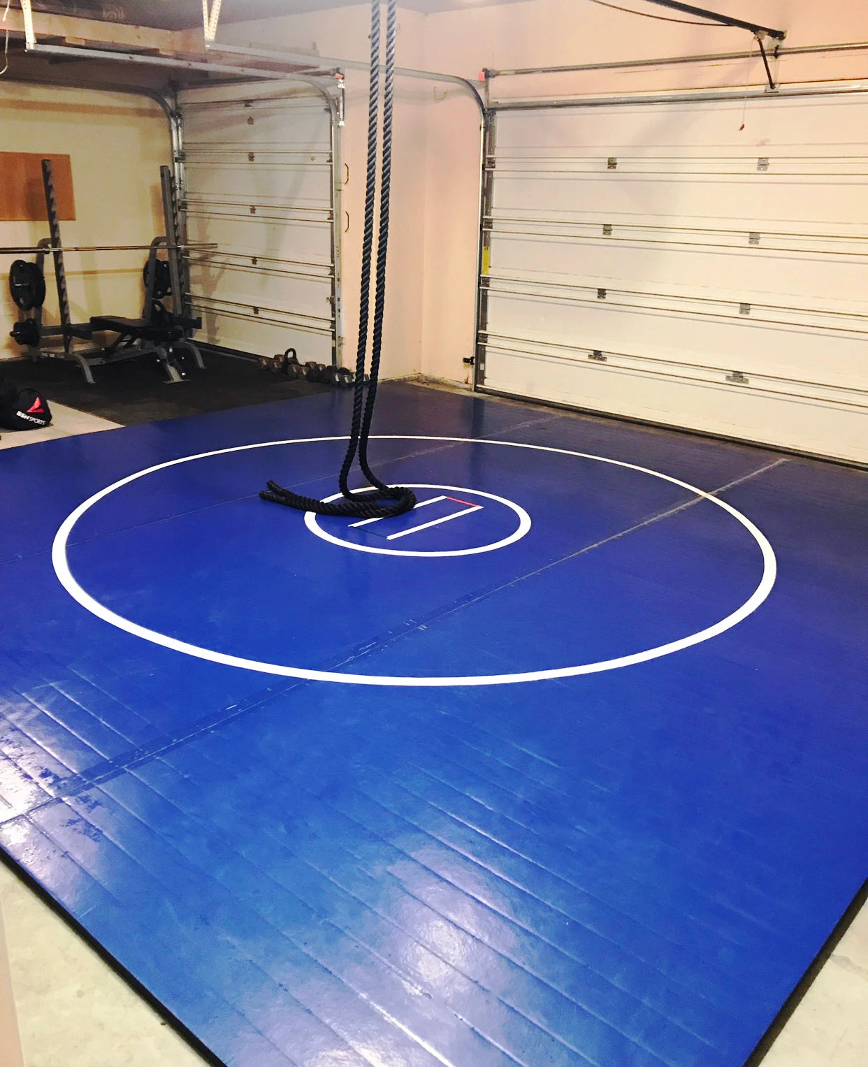 AK Athletic Equipment 17' X 17' X 1 3/8" Roll-Up Wrestling Mat 1 AK Athletic Equipment 17' X 17' X 1 3/8" Roll-Up Wrestling Mat