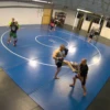 AK Athletic Equipment 38' X 38' X 1 3/8" Roll-Up Wrestling Mat