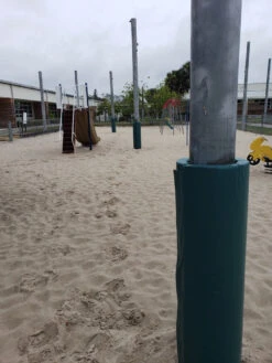 AK Athletic Equipment 4' Tall Pole Pad, 4" Diameter -Total Fitness Shop 25216 6