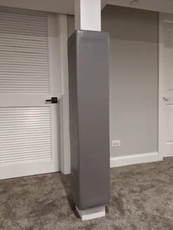 AK Athletic Equipment 4' Tall Four Sided Column Pad, 9" Side Width