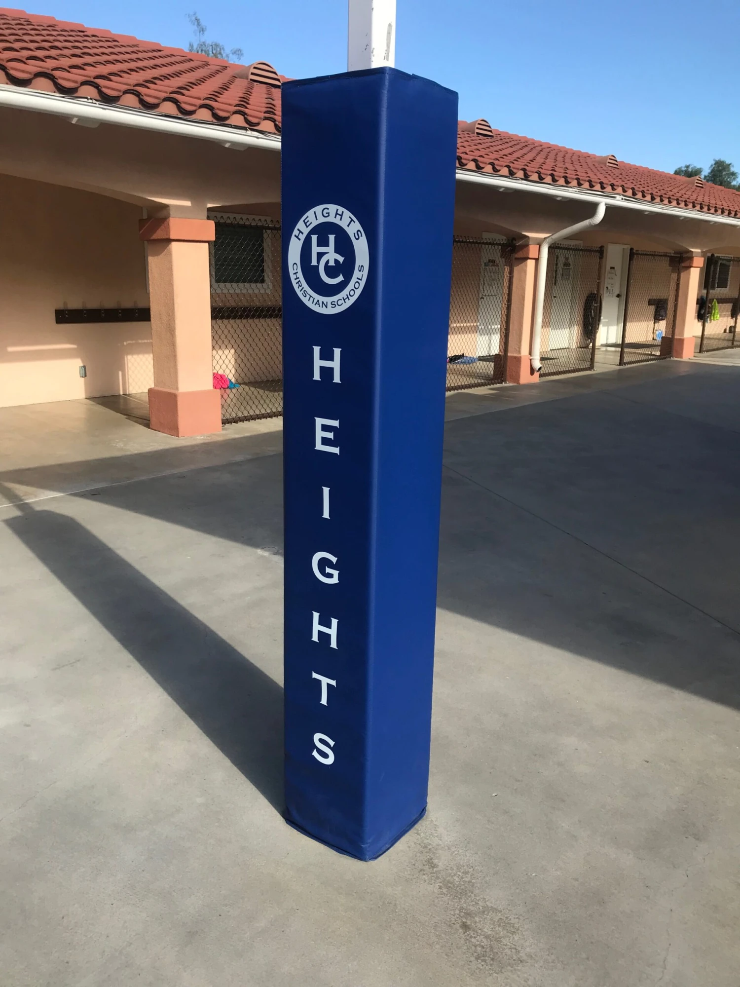 AK Athletic Equipment 6' Four Sided Column Pad, 8" Side Width 2 AK Athletic Equipment 6' Four Sided Column Pad, 8" Side Width - Image 2