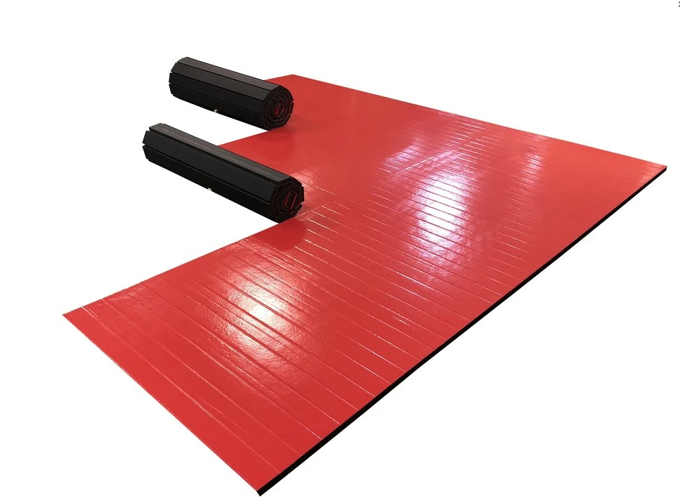 AK Athletic Equipment 13' X 13' X 1 3/8" Roll-Up Wrestling Mat 10 AK Athletic Equipment 13' X 13' X 1 3/8" Roll-Up Wrestling Mat - Image 10