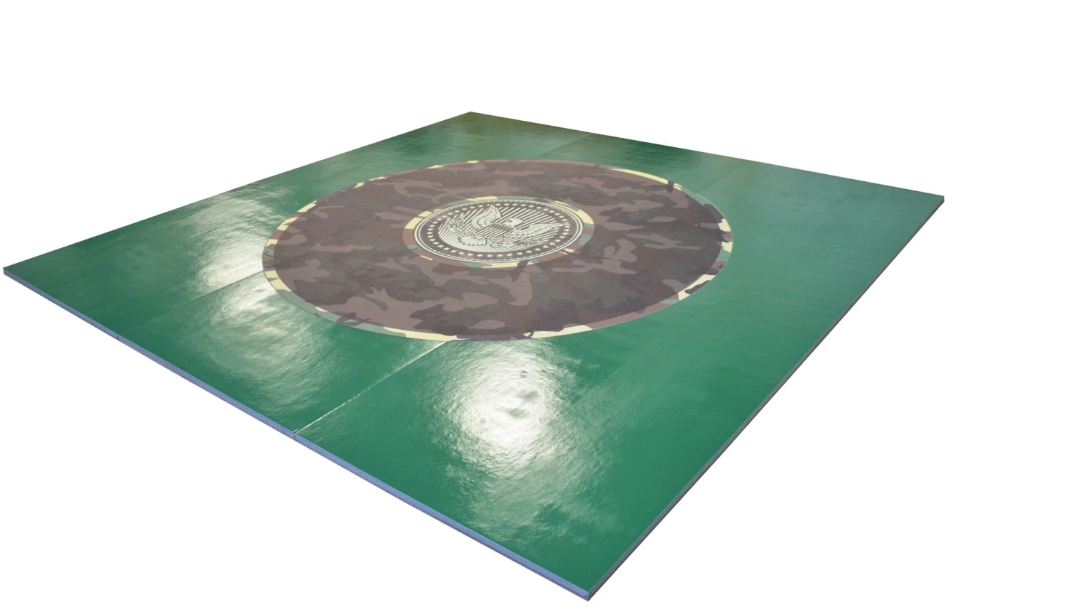 AK Athletic Equipment Your Design Digitally Printed 12' X 12' Roll Up Light Weight Wrestling Mat 3 AK Athletic Equipment Your Design Digitally Printed 12' X 12' Roll Up Light Weight Wrestling Mat - Image 3