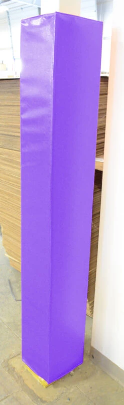 AK Athletic Equipment 4' Tall Four Sided Column Pad, 5" Side Width -Total Fitness Shop foursided purple 5e110e57 409b 44bd 943a fcf84f08cc4c