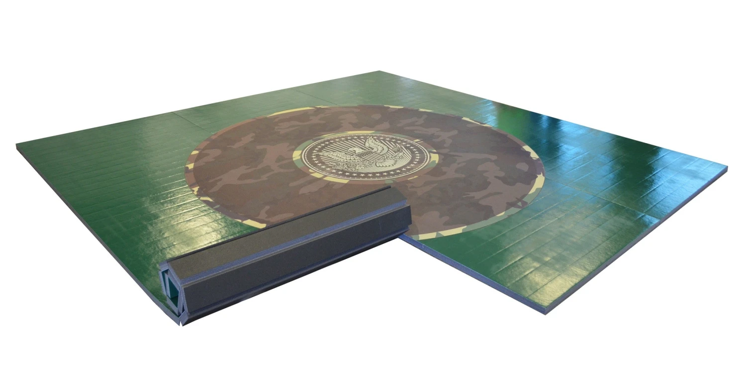 AK Athletic Equipment Your Design Digitally Printed 12' X 12' Roll Up Light Weight Wrestling Mat 2 AK Athletic Equipment Your Design Digitally Printed 12' X 12' Roll Up Light Weight Wrestling Mat - Image 2