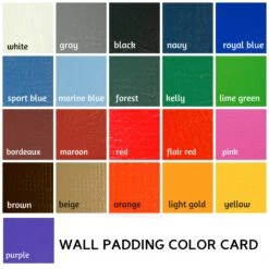 AK Athletic Equipment 6' Four Sided Column Pad, 8" Side Width 15 AK Athletic Equipment 6' Four Sided Column Pad, 8" Side Width -Total Fitness Shop wall padding color card ae800e61 f907 4c61 9c92 a92ef18f7fee